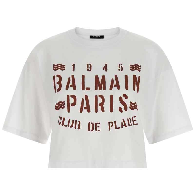Balmain Plage Print T-shirt