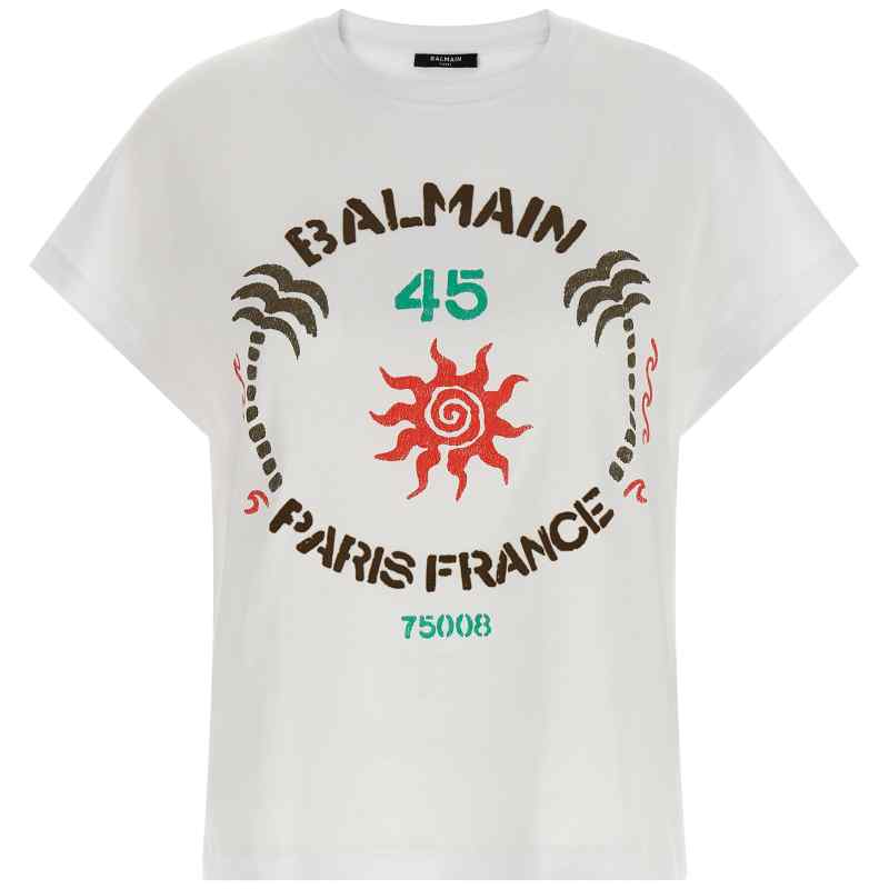 Balmain Club 45 Print T-shirt