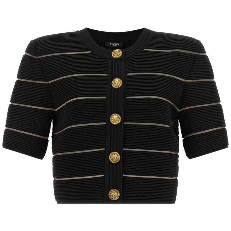 Balmain Cropped Cardigan