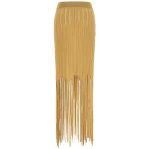 Balmain Fringed Skirt