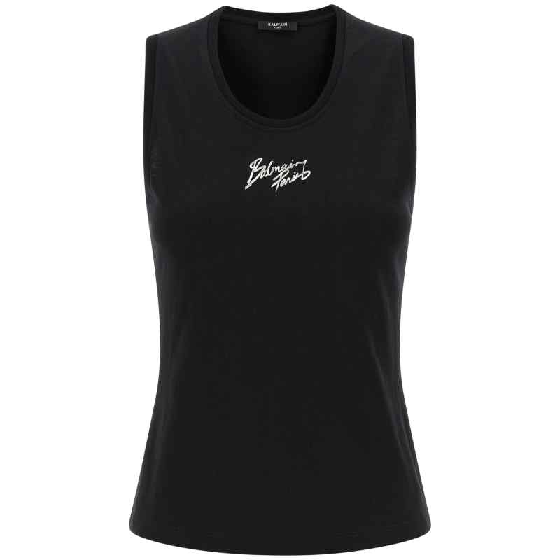 Balmain Paris Print Top