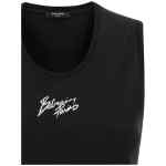 Balmain Paris Print Top