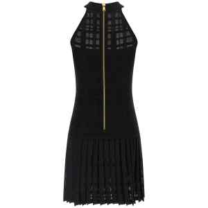 Balmain Tartan Knit Dress