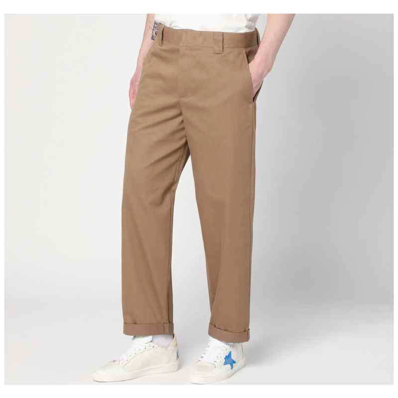 Golden Goose Beige cotton-blend trousers