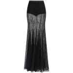 Elisabetta Franchi Lace Long Skirt