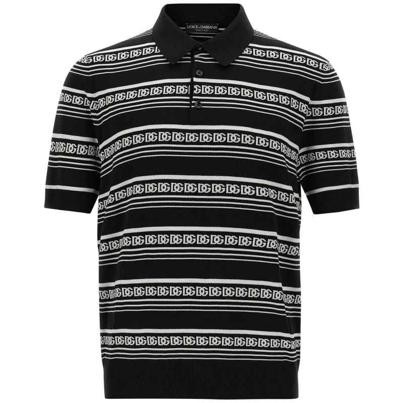 GXZ02TJBSN4N0004_01_M_2025-07-15T10-34-00.629Z-2 Dolce & Gabbana Knitted Polo Shirt
