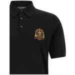 Dolce & Gabbana Heraldic Patch Polo Shirt