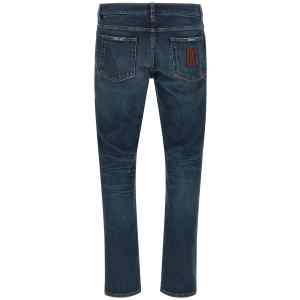 Dolce & Gabbana Logo Patch Jeans