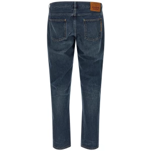 Dolce & Gabbana Logo Embroidery Jeans