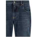 Dolce & Gabbana Logo Embroidery Jeans