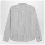 Ami Paris Ami De Coeur striped white shirt