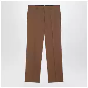 Ami Paris Hazelnut wool trousers