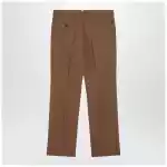 Ami Paris Hazelnut wool trousers
