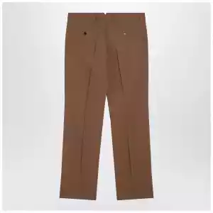 Ami Paris Hazelnut wool trousers