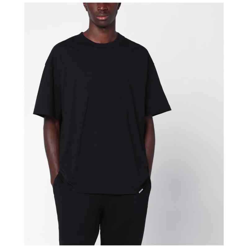Represent black crew neck t-shirt