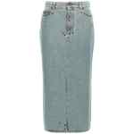 Moschino Rivets Denim Skirt