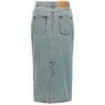 Moschino Rivets Denim Skirt