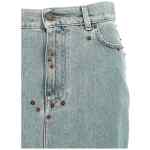 Moschino Rivets Denim Skirt