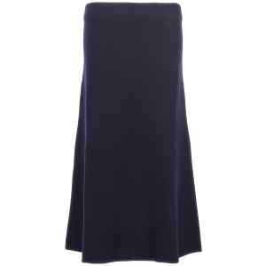 Jil Sander Long Wool Skirt