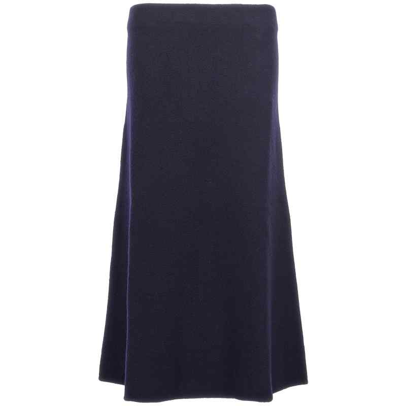 Jil Sander Long Wool Skirt