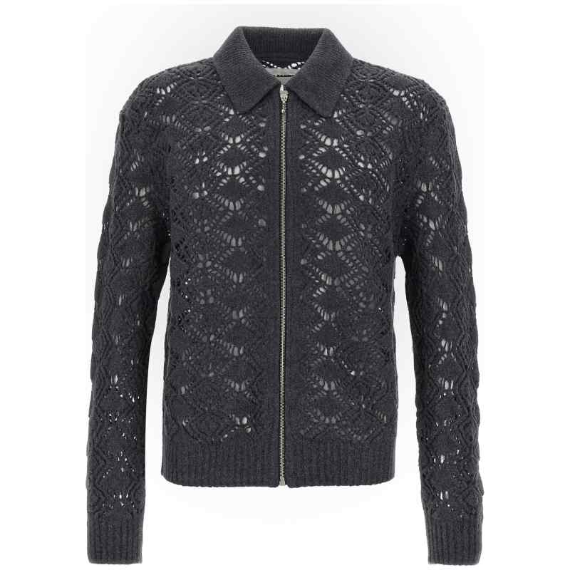 Jil Sander Openwork Wool Cardigan