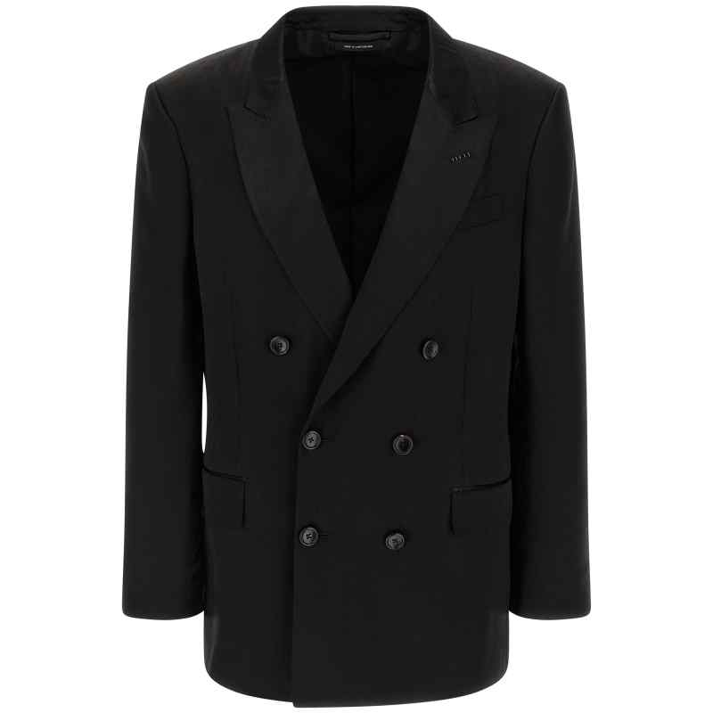 Tom Ford Tone-on-tone Polka Dot Blazer