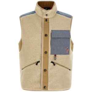 Moncler Grenoble Teddy & Chambray Vest