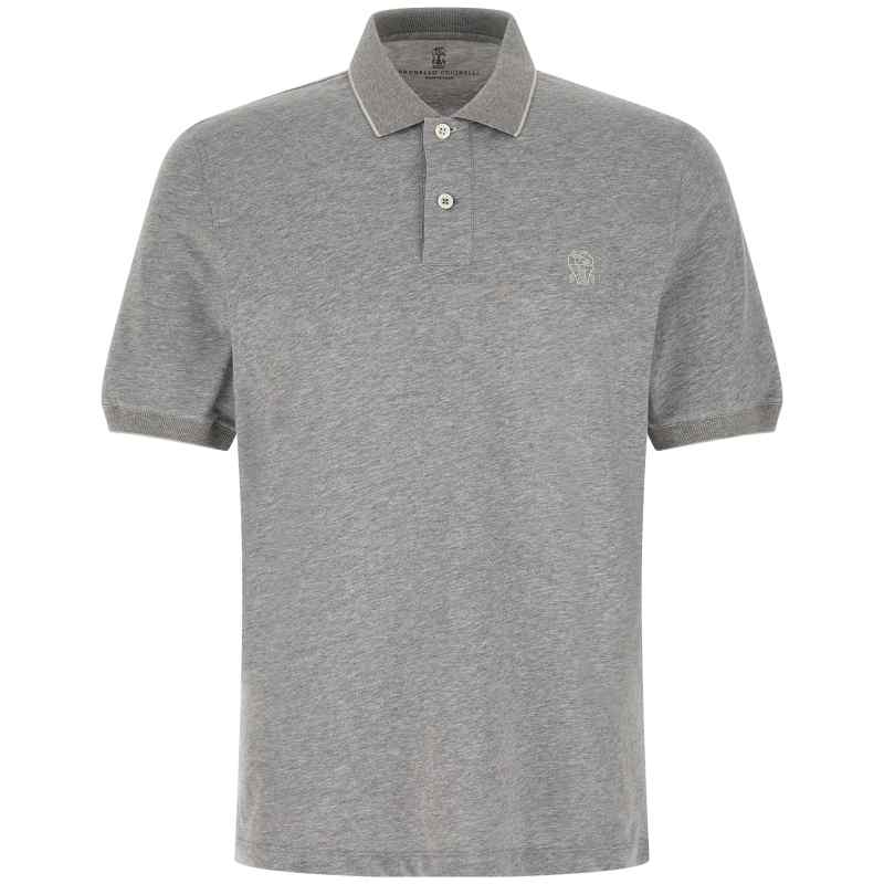 Brunello Cucinelli Stretch Jersey Polo Shirt