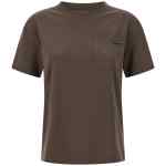 Brunello Cucinelli Shiny Tab T-shirt