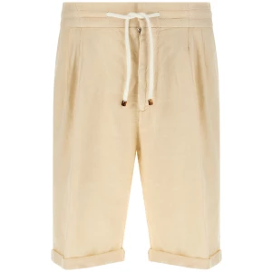 Brunello Cucinelli Linen Bermuda Shorts