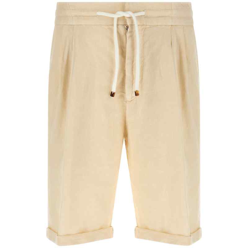 Brunello Cucinelli Linen Bermuda Shorts