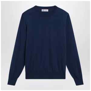 Brunello Cucinelli Blue cotton sweater