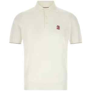 Brunello Cucinelli Logo Embroidery Polo Shirt