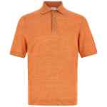 Brunello Cucinelli Linen Cotton Polo Shirt