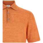 Brunello Cucinelli Linen Cotton Polo Shirt