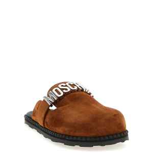 Moschino Suede Sabots
