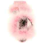 Moschino Satin Sandals And Feathers