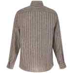 Brunello Cucinelli Pinstriped Canvas Shirt