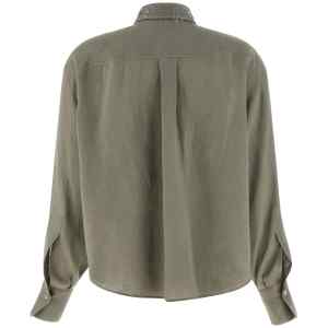 Brunello Cucinelli Sequin Collar Shirt