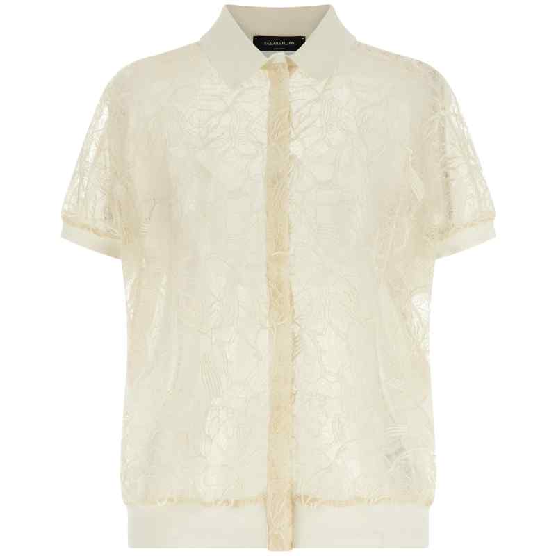 Fabiana Filippi Organza Lace Cardigan