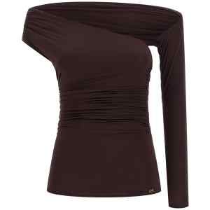 Elisabetta Franchi Asymmetrical Neckline Top