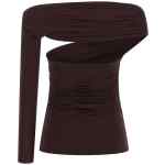 Elisabetta Franchi Asymmetrical Neckline Top