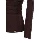 Elisabetta Franchi Asymmetrical Neckline Top