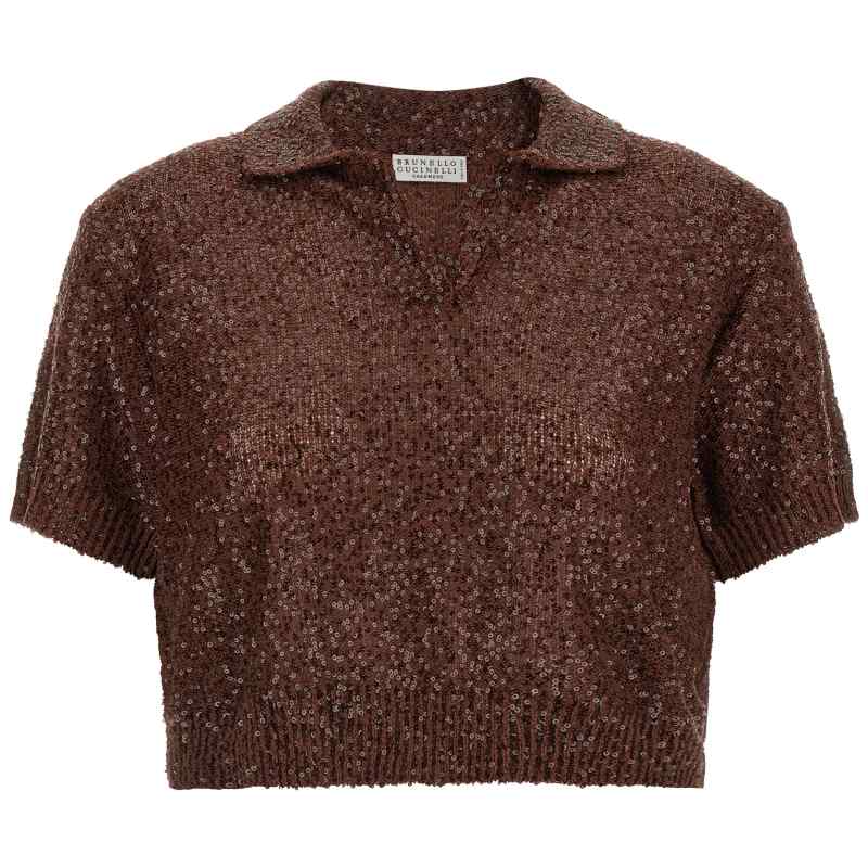 Brunello Cucinelli Knitted Polo Shirt