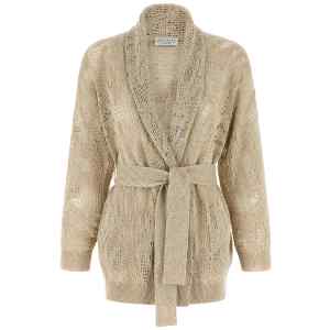 Brunello Cucinelli Crochet Cardigan