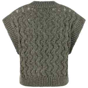 Brunello Cucinelli Dazzling Cable Vest