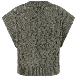 Brunello Cucinelli Dazzling Cable Vest