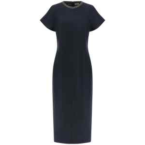 Brunello Cucinelli Precious Collar Dress