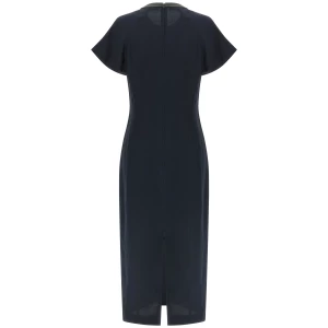 Brunello Cucinelli Precious Collar Dress