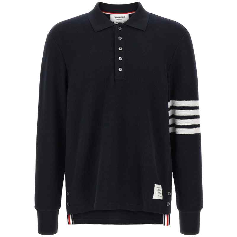 Thom Browne 4 Bar Polo Shirt